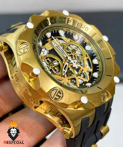 ساعت مچی مردانه اینویکتا هیبرید طلایی رابر INVICTA Hybrid 01113 - فروشگاه ساعت مستر اسپشیال