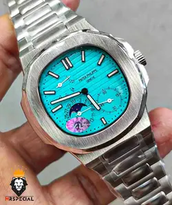 ساعت مچی مردانه پتک فیلیپ ناتیلوس تیفانی اتومات Patek Philippe NUATILOS 01098 - فروشگاه ساعت مستر اسپشیال
