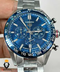 ساعت مچی مردانه تگ هویر کررا استیل کرنوگراف Tag Heuer Carrera TG 01121 - فروشگاه ساعت مستر اسپشیال