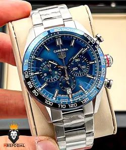 ساعت مچی مردانه تگ هویر کررا استیل کرنوگراف Tag Heuer Carrera TG 01121 - فروشگاه ساعت مستر اسپشیال