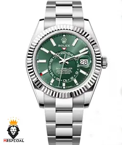 ساعت مچی مردانه رولکس اسکای دالر اتوماتیک 0023 Rolex Sky Dweller - فروشگاه ساعت مستر اسپشیال