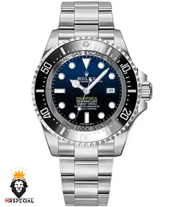 ساعت مچی مردانه رولکس ساب مارینر دیپسی اتوماتیک صفحه ابی مشکی 6606 Rolex Sub mariner - فروشگاه ساعت مستر اسپشیال