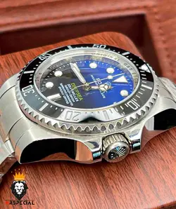 ساعت مچی مردانه رولکس ساب مارینر دیپسی اتوماتیک صفحه ابی مشکی 6606 Rolex Sub mariner - فروشگاه ساعت مستر اسپشیال