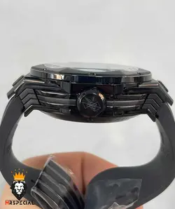 ساعت مچی مردانه هابلوت کهکشانی مشکی پشت شیشه ای HUBLOT Sang Bleu 0933 - فروشگاه ساعت مستر اسپشیال