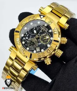 ساعت مردانه اینویکتا سوباکو طلایی INVICTA SUBAQUA 0826 - فروشگاه ساعت مستر اسپشیال