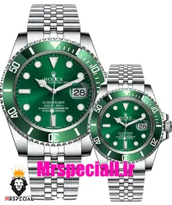 ساعت مچی ست مردانه و زنانه رولکس ساب مارینر 01172 Rolex Sub mariner - فروشگاه ساعت مستر اسپشیال