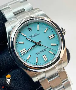 ساعت مچی مردانه رولکس پرپچوال اتوماتیک تیفانی 01206 Rolex Oyster Perpetual - فروشگاه ساعت مستر اسپشیال