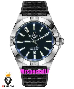ساعت مچی مردانه برایتلینگ بند برزنتی اتوماتیک BREITLING CHRONOMAT 01400 - فروشگاه ساعت مستر اسپشیال