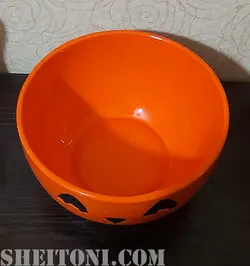 ظرف سرامیکی طرح کدو