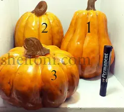 کدو هالوین بزرگ پلی استر در 3 طرح کیفیت عالی