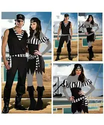 ست کاستوم دزد دریایی زن و مرد