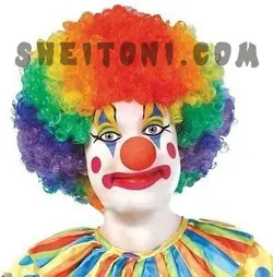 کلاه گیس حرفه ای دلقک