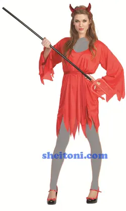 تل سر شاخ شیطان با لباس