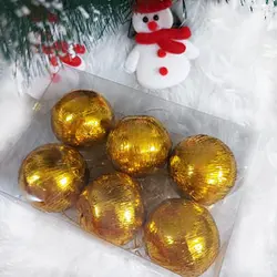 گوی کریسمس طلایی قطر 6 سانت