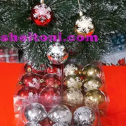 گوی کریسمس 6 عددی کد bk-955-1