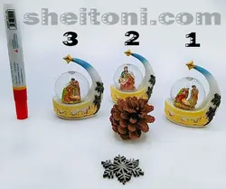 گوی شیشه ای کریسمس مریم مقدس