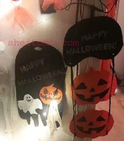 اویز نمدی کدو هالووین