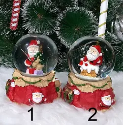 گوی موزیکال چراغ دار بابانوئل فول