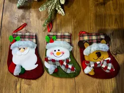 اویز جوراب کریسمس 18 سانتی کد 763-23