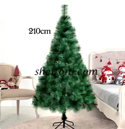 درخت کریسمس 210 سانت سبز سوزنی