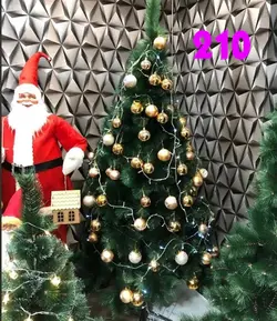 درخت کریسمس 210 سانت سبز سوزنی