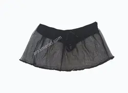 شورت لامبادا مشکی دامن دار
