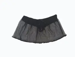 شورت لامبادا مشکی دامن دار