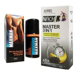 پک فوق تاخیری اسپری مکس من و کاندوم مستر کدکس 12 عددی(ویژه ناریاشاپ)