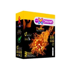 کاندوم توربو ایکس دریم Turbo Condom بسته 3 عددی