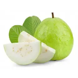 بذر گواوا سیبی زرد معطر داخل سفید