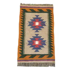 گلیم دستبافت طرح سرمه دان