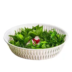 سبد سبزی بیضی طرح بامبو بزرگ لیمون الوان