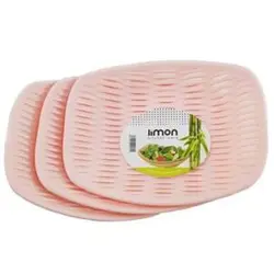 سبد نان و سبزی ۳عددی بامبو لیمون الوان