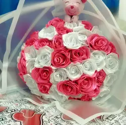 دسته گل عروس گل بانو