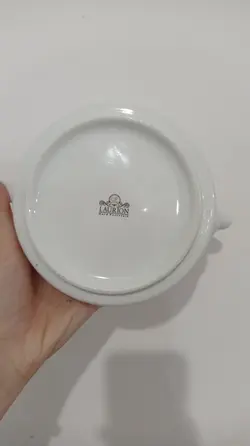 قوری چینی لب طلا درجه ی یک