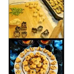 قالب فشاری نخودچی در طرح های مختلف