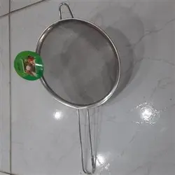صافی الک دسته دار جنس استیل قطر ۱۲ سانت