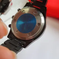 ساعت مچی مردانه مشکی صفحه سفید ۳موتور فعال تاریخ دار redear