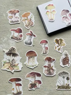 پک استیکر وارداتی طرح قارچ