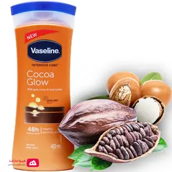 لوسیون بدن کره کاکائو مدل Cocoa Glow وازلین