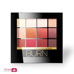 پالت سایه چشم 12 رنگ حرفه‌ای اولاین مدل BURN