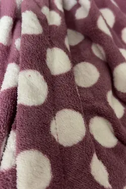 حوله تن پوش نانو کلاهدار طرح توپ توپی ( میکروفایبر)