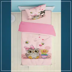 روتختی سه بعدی دخترانه طرح جغد کد 2071