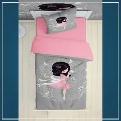 روتختی سه بعدی طوسی صورتی کد 2065