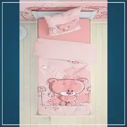 روتختی سه بعدی دخترانه خرس کد 2053