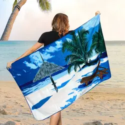 حوله استخری طرح ساحل و چتر