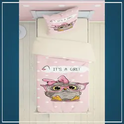 روتختی سه بعدی دخترانه جغد کد 2131