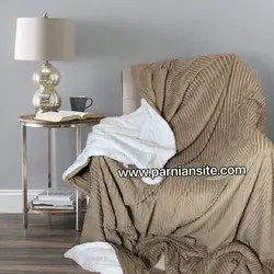 پتو ببعی (پتو گوسفندی) دونفره کرم
