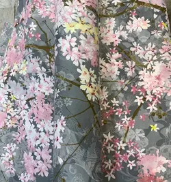 روتختی طوسی آبی شاخه ای کد 886