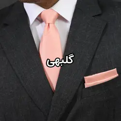 ست کراوات و پوشت ساده NESEN طرح آکسفورد PL2 - کراوات نسن